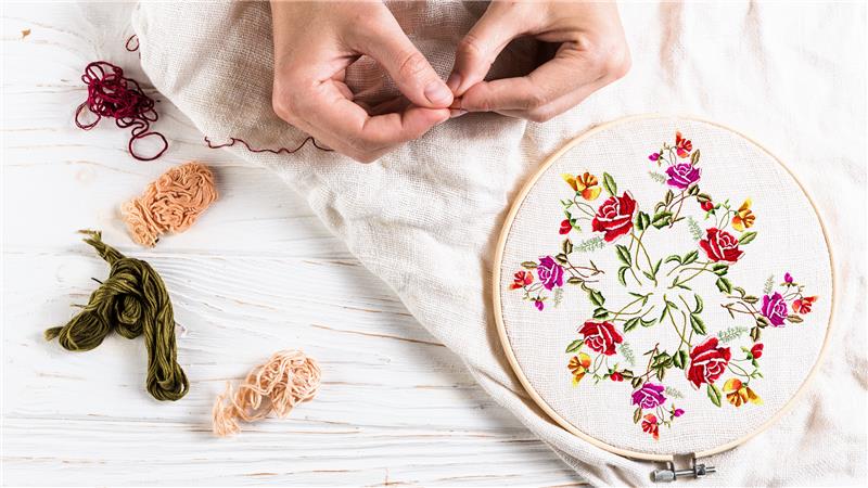 what is embroidery