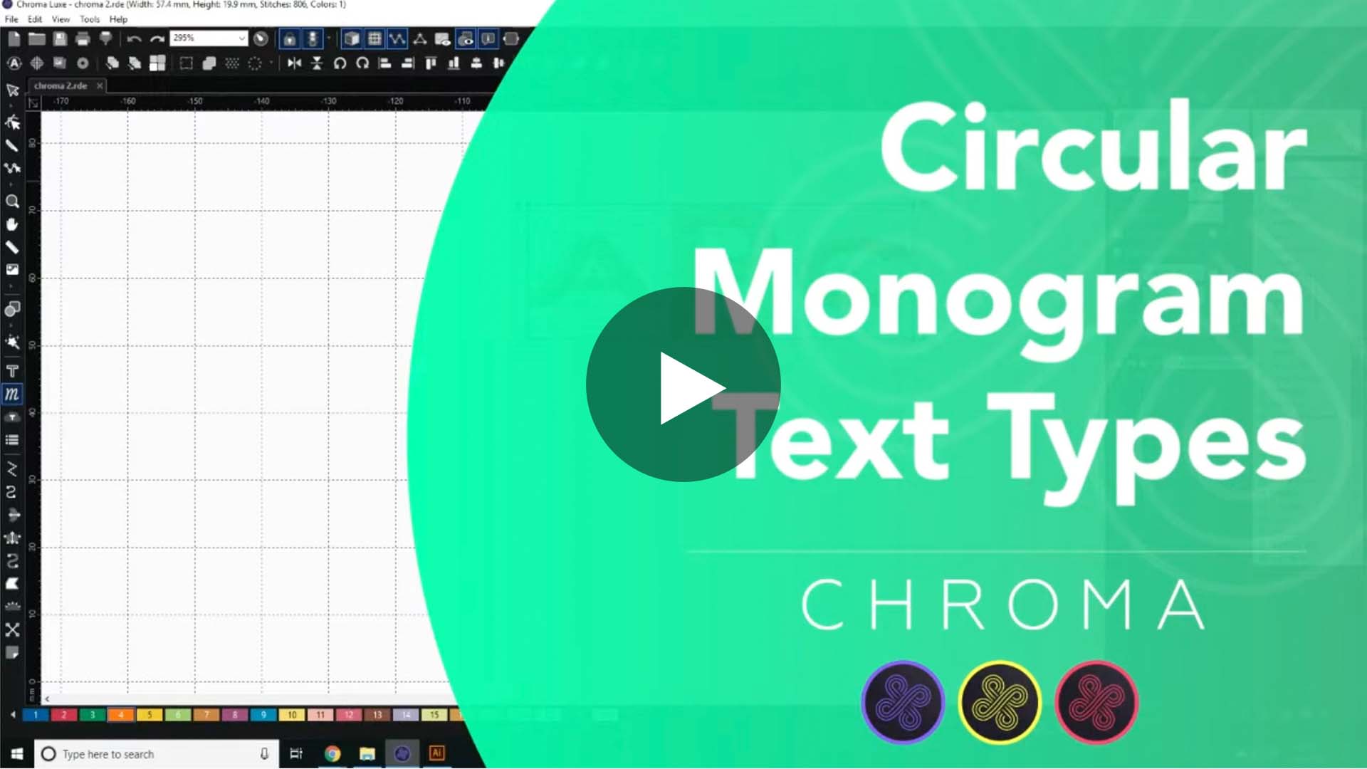 Best Embroidery Digitizing Software Chroma Inspire, Plus & Luxe