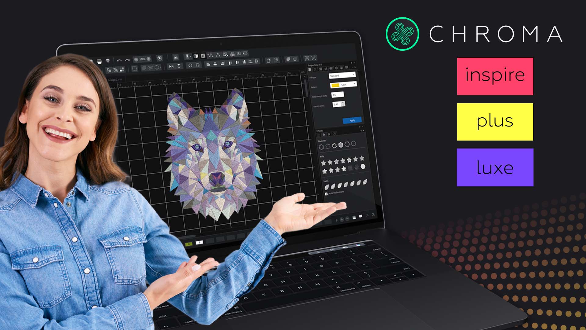 Best Embroidery Digitizing Software: Chroma Inspire, Plus & Luxe Explained! – Ricoma Blog