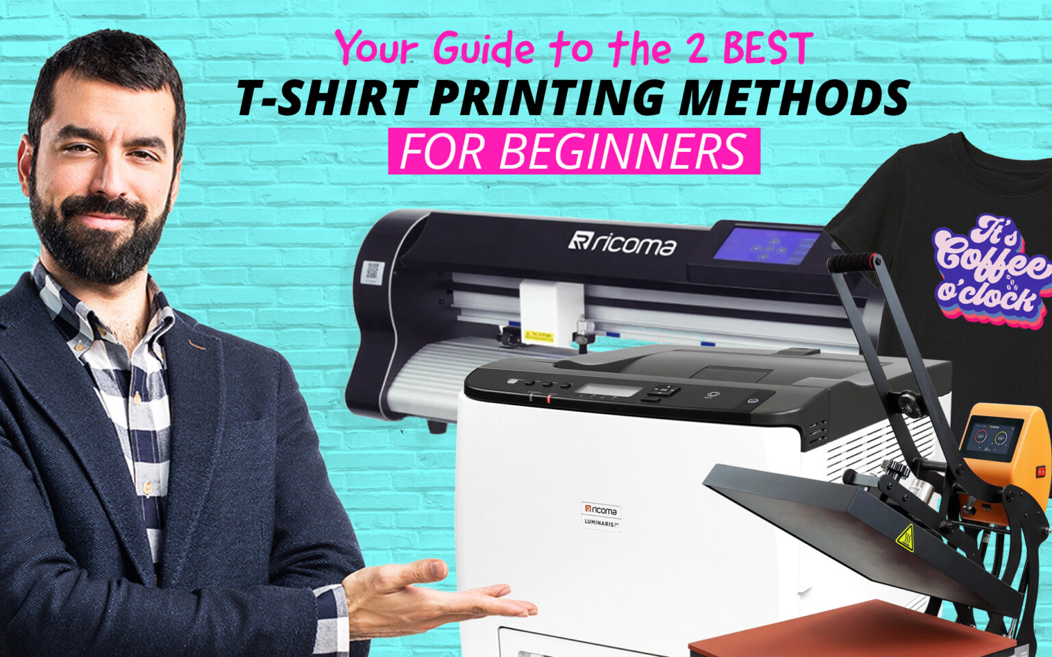 Your Guide to the 2 BEST TShirt Printing Methods for Beginners + A BONUS Resource EVERY