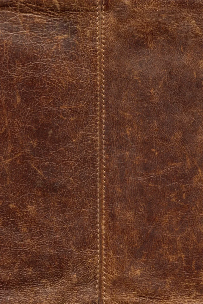 how to monogram leather brown leather