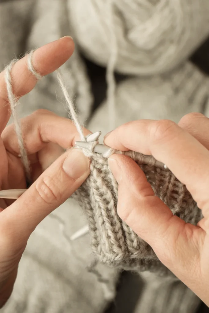 how to embroider on knitting