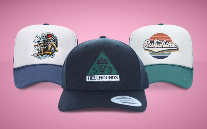 custom printed hats